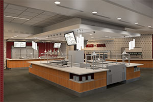 Rendering of the Dining Facility