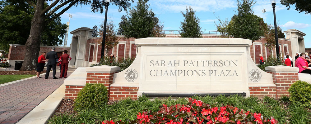 Sarah Patterson Champions Plaza
